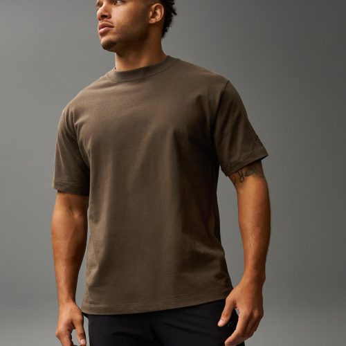 RUDTS1085 RUDIS Blank Heavyweight T Shirt PUP Cocoa 0001