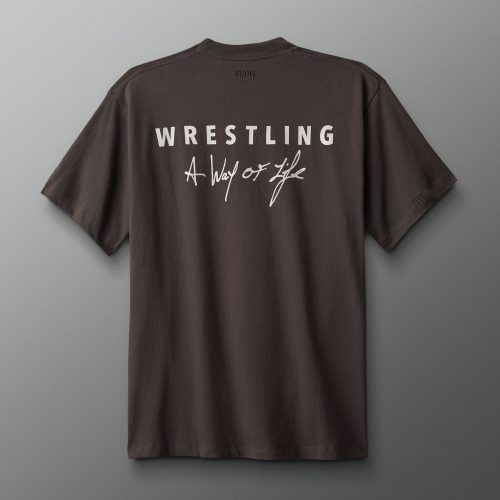 RUDTS1090 RUDIS Wrestling Heavyweight T Shirt PUP Cocoa 0022