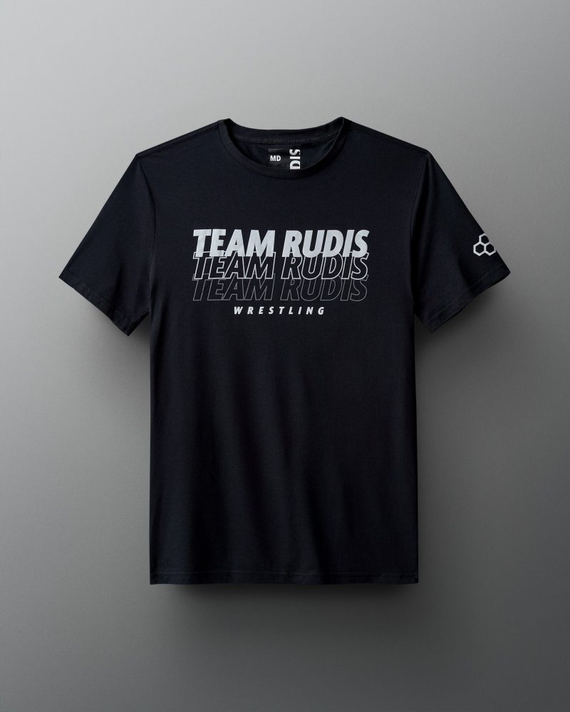 RUDTS1112 Team RUDIS Elevate Tee PUP Black Gray 0021