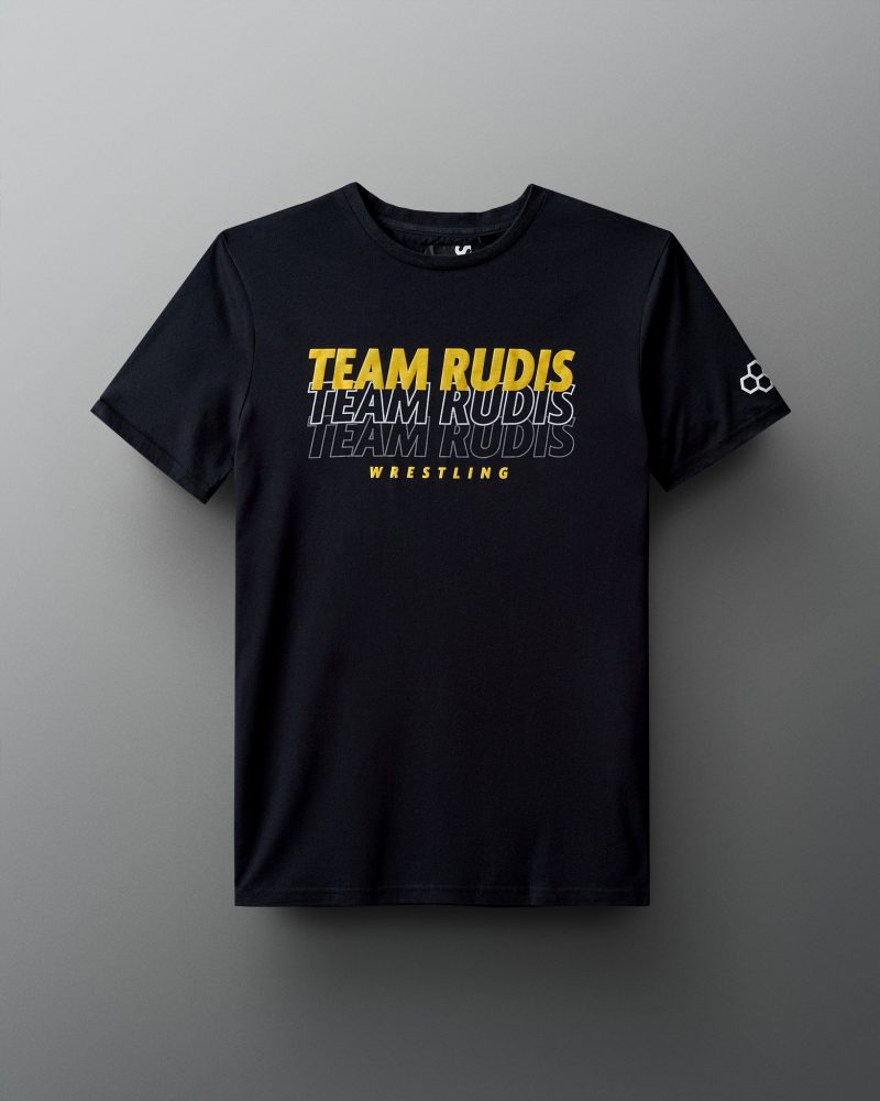 RUDTS1112 Team RUDIS Elevate Tee PUP Black Yellow 0021