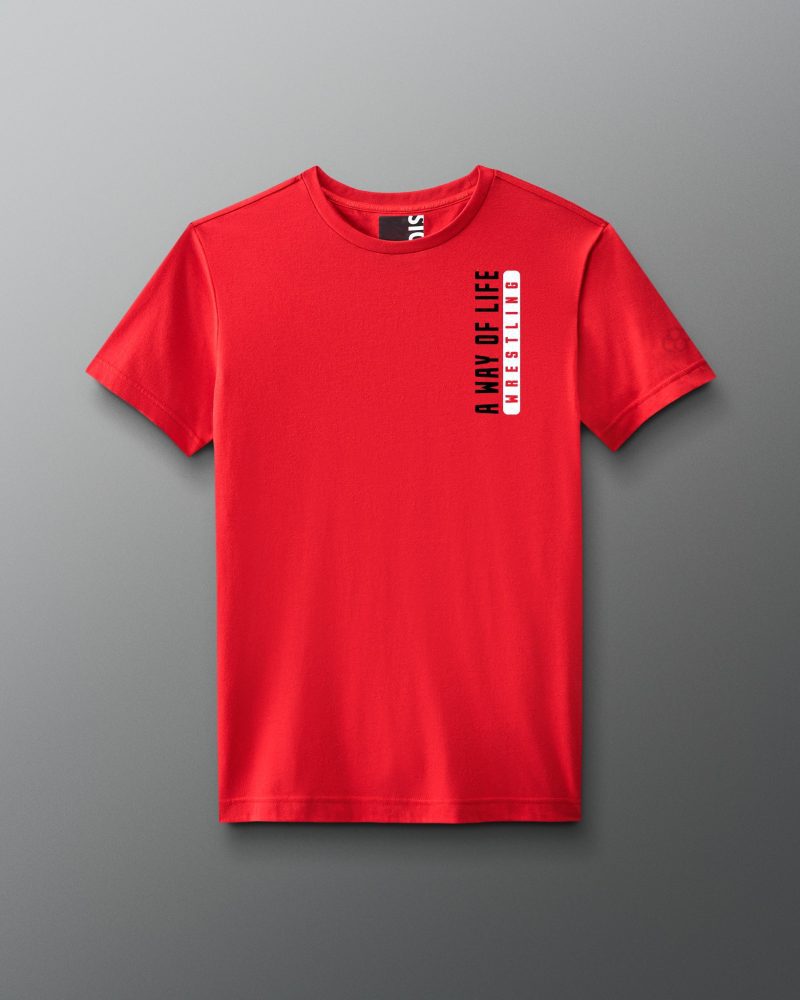 RUDTS1114 A Way Of Life Bold T Shirt Red 0001