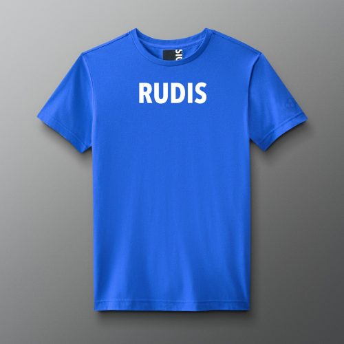 RUDTS1133 RUDIS Wordmark Elite Super Soft T Shirt Royal 0001