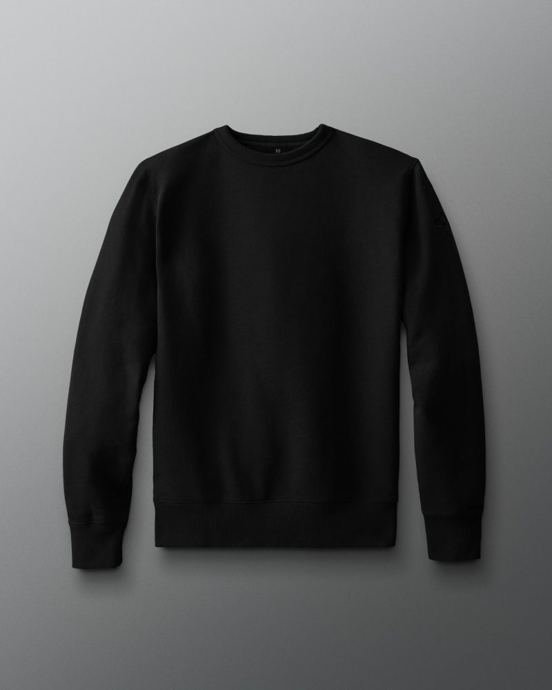 TEMCR1000 Comfort Fleece Crewneck Black 0051