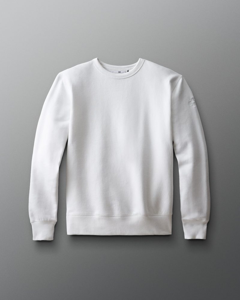 TEMCR1000 Comfort Fleece Teams Crewneck PUP White 0051