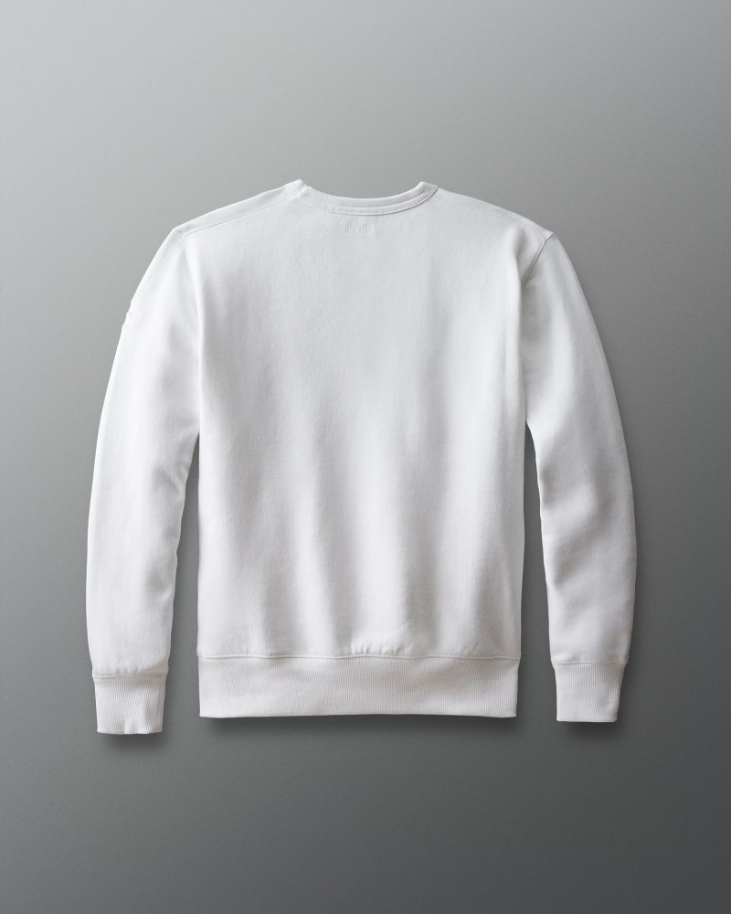 TEMCR1000 Comfort Fleece Teams Crewneck PUP White 0052