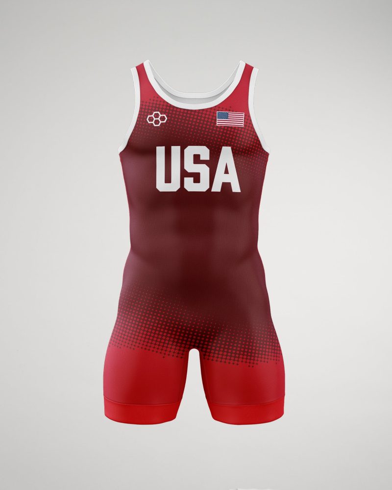 TRIUMPH YOUTH MSINGLET Mockup Y RUDSN1048 Red 002