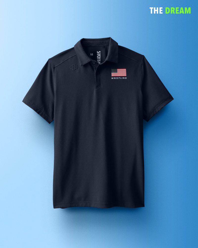 USA Flag Polo USAPL1000 DET Navy 001