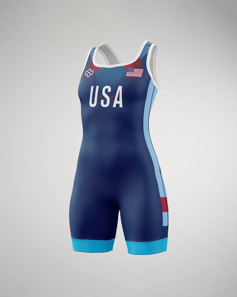 USA Pride Singlet F Navy 0001