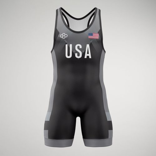 USA Pride Singlet M Black 0001