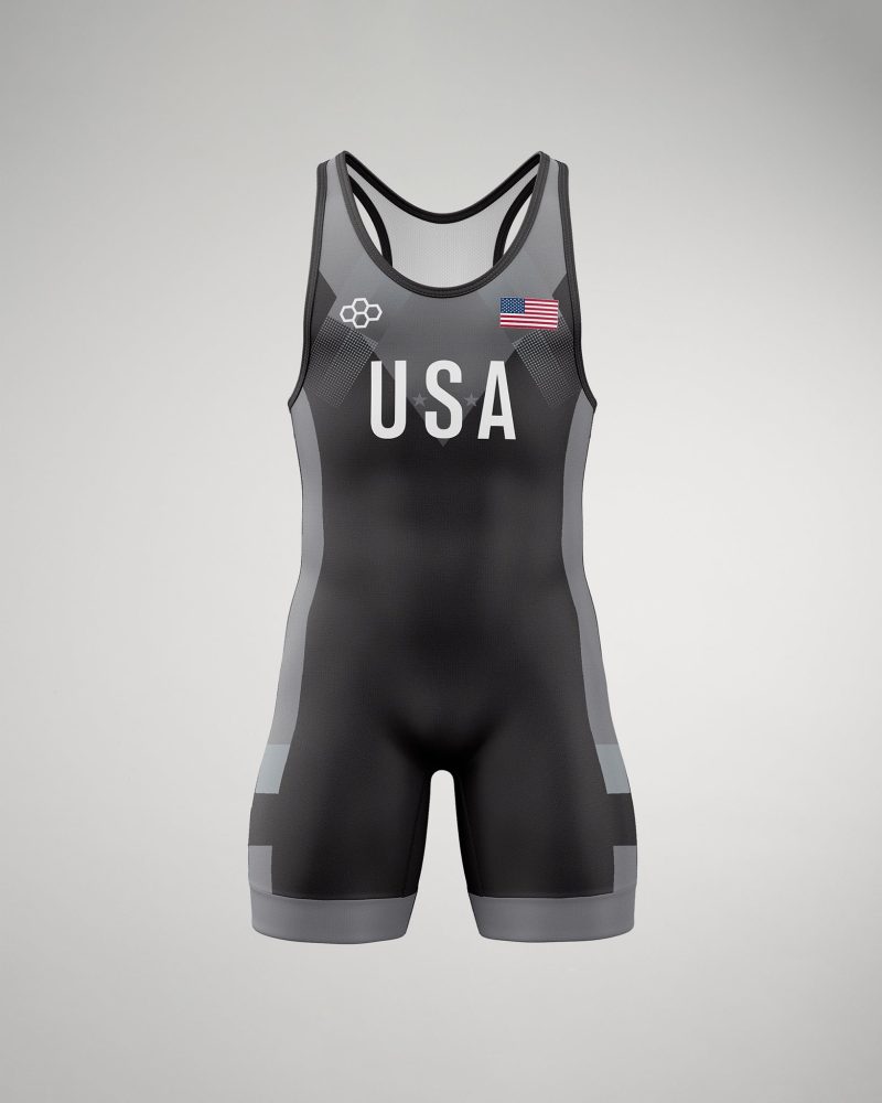 USA Pride Singlet M Black 0001