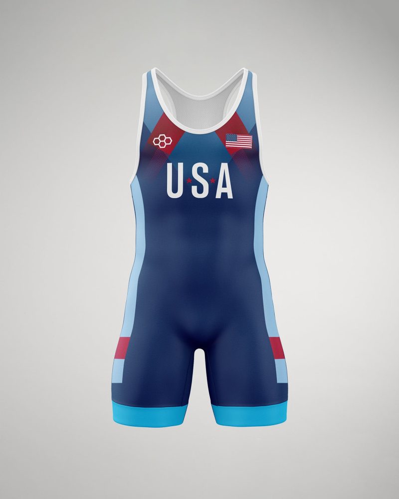 USA Pride Singlet M Navy 0001