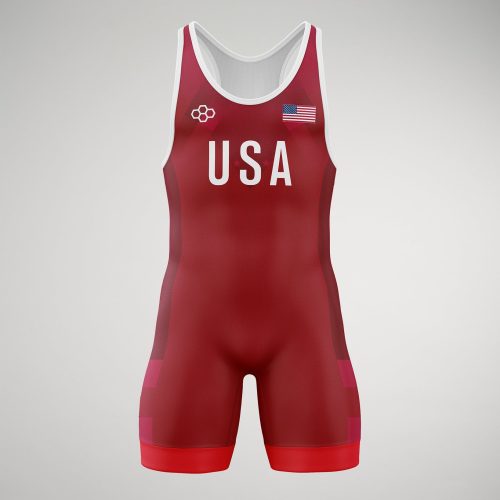 USA Pride Singlet M Red 0001