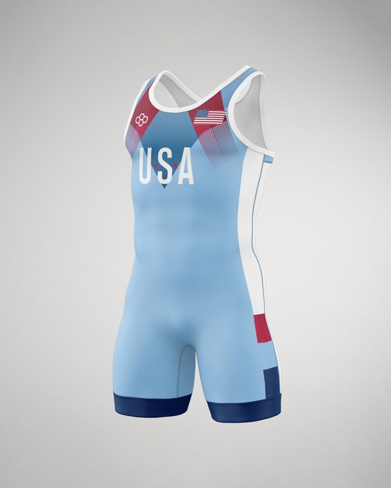 USAPrideSinglet Light Blue 001