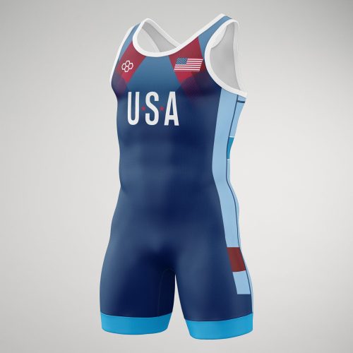 USAPrideSinglet Navy 001