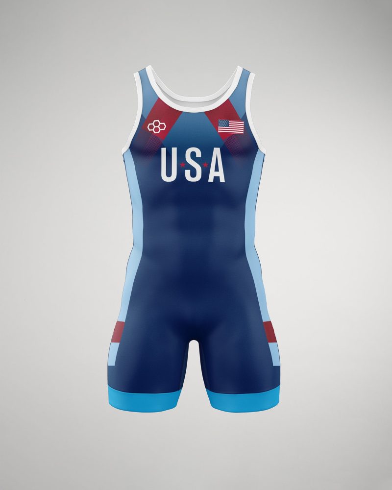 USAPrideSinglet Navy 002