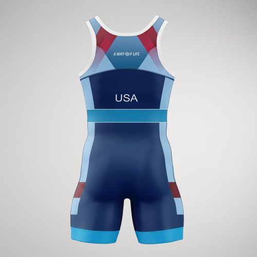 USAPrideSinglet Navy 003