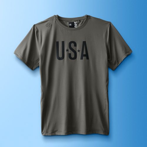 USATS1002 USA Performance T Shirt PUP Dark Olive 001 7dae2ae1 5963 438a 8f36 7b8b851407ae