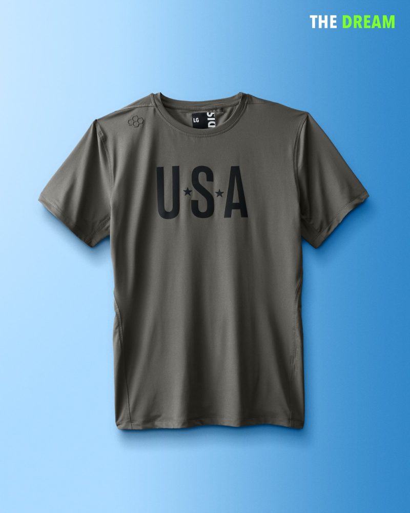 USATS1002 USA Performance T Shirt PUP Dark Olive 001 7dae2ae1 5963 438a 8f36 7b8b851407ae