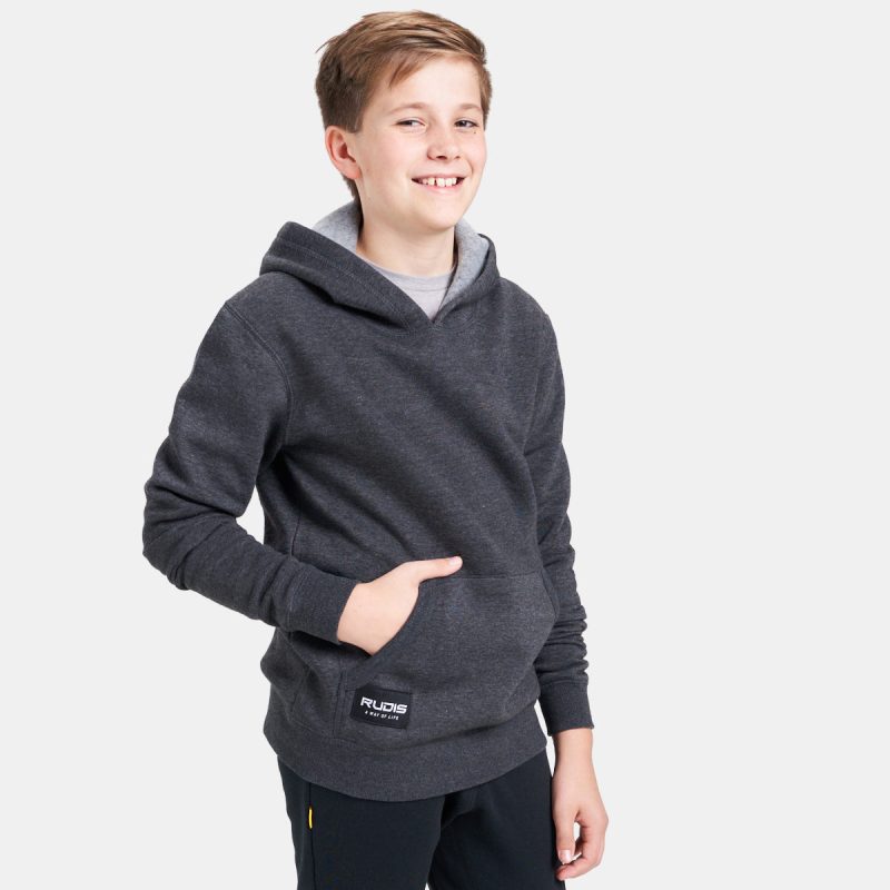 Wrestling Sleeve 10oz Fleece Youth Hoodie Graphite Y RUD 0558 EC 2215 2c6a8187 d96f 4b98 baff 418161477a68