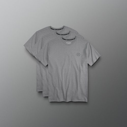 Y Bundle Essential Hex T Shirt Gray 0001