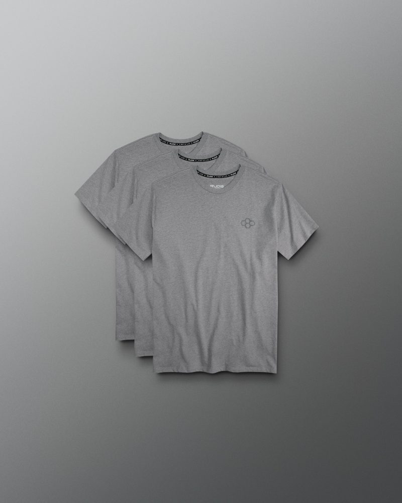 Y Bundle Essential Hex T Shirt Gray 0001