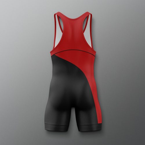 Y COHSN1019 Buckeyes Throwback Youth Singlet Red Black 0002