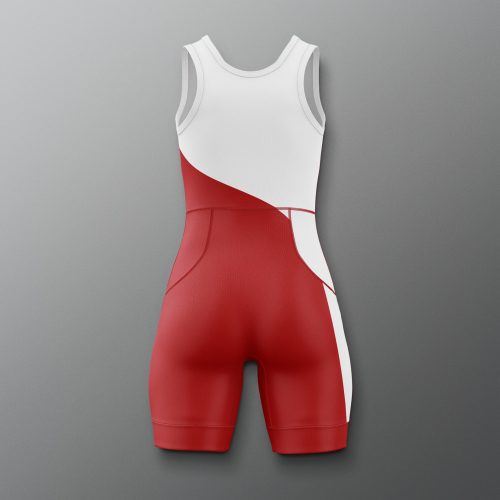 Y COHSN1020 Buckeyes Throwback Girl s Singlet Red White 0002