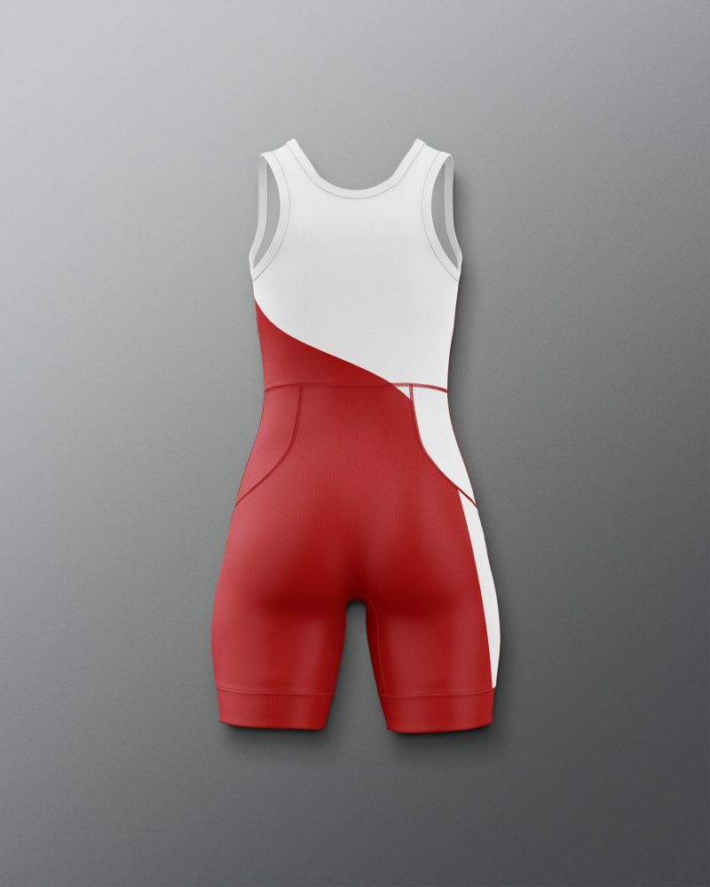 Y COHSN1020 Buckeyes Throwback Girl s Singlet Red White 0002