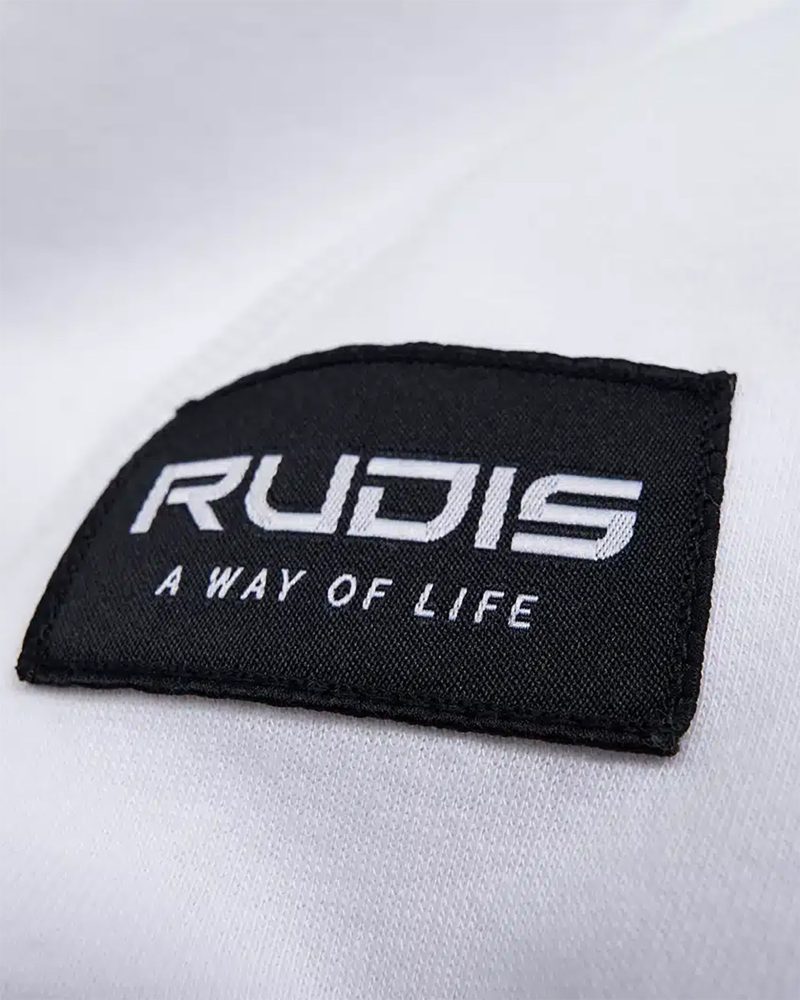 Y RUDIS 10oz Fleece Hoodie White RUD 0561 White 0004