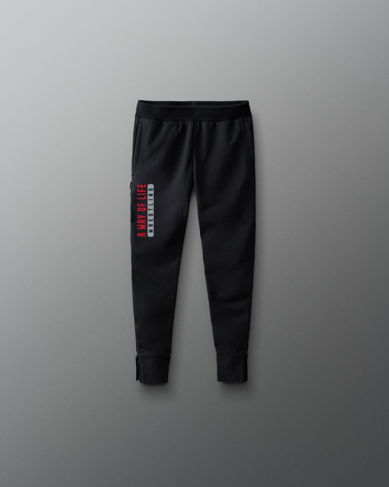 Y RUDJG1017 A Way Of Life Bold Jogger Black 0001