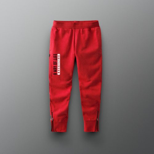 Y RUDJG1017 A Way Of Life Bold Jogger Red 0001