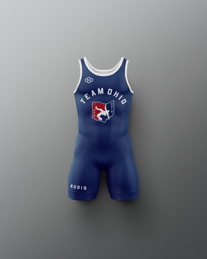 Y RUDSN1063 Team Ohio Singlet2.0 Navy 0001