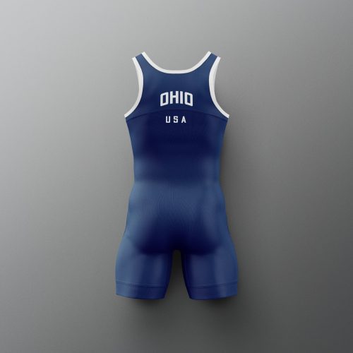 Y RUDSN1063 Team Ohio Singlet2.0 Navy 0002