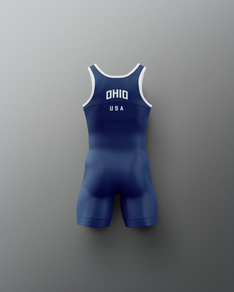 Y RUDSN1063 Team Ohio Singlet2.0 Navy 0002