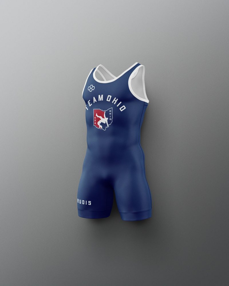 Y RUDSN1063 Team Ohio Singlet2.0 Navy 0003