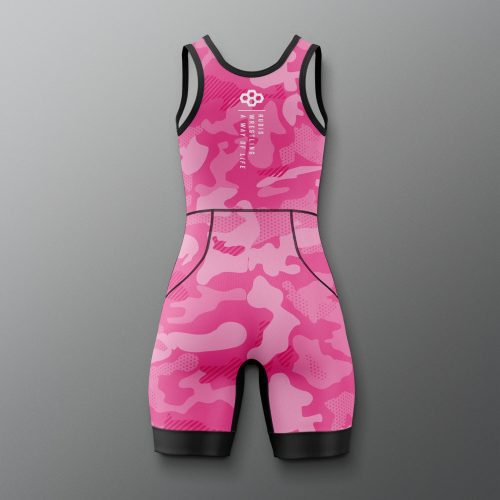 Y RUDSN1068 Camo Girls Elite 2.0 Singlet Pink 0002