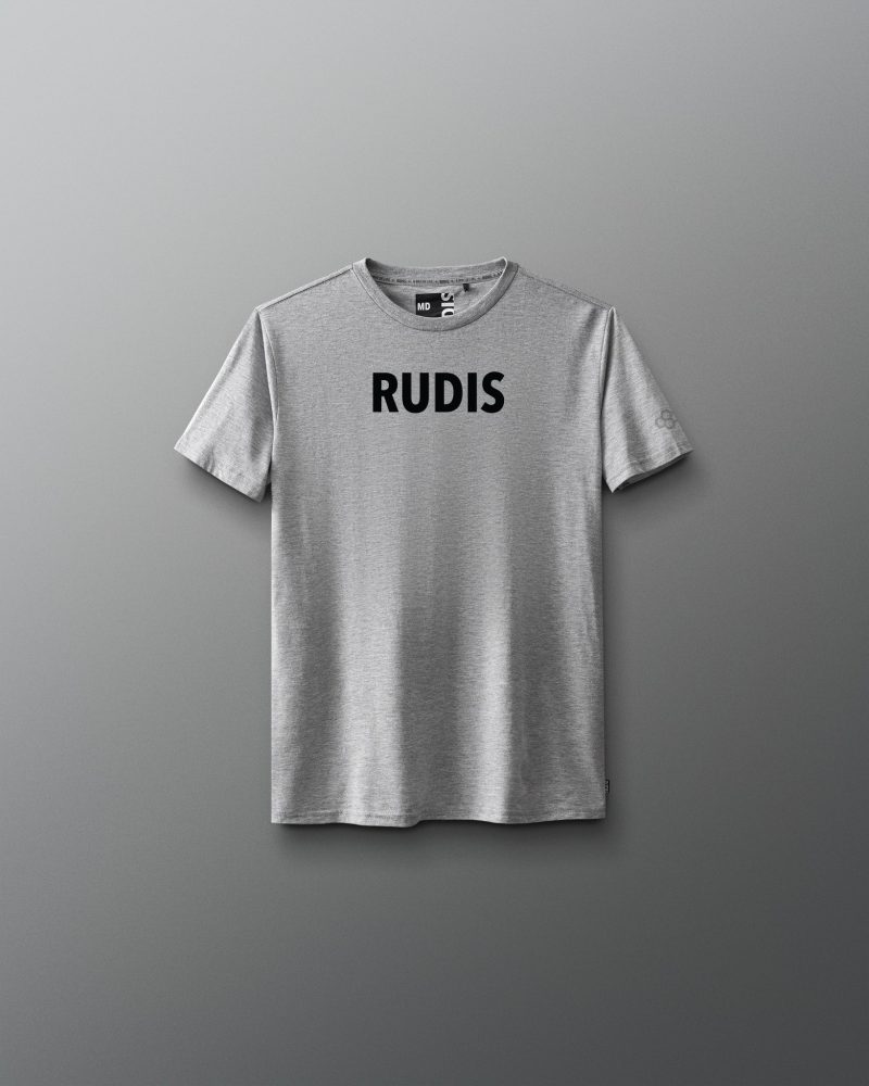 Y RUDTS1133 RUDIS Wordmark Elite Super Soft Youth T Shirt Heather Gray 0001